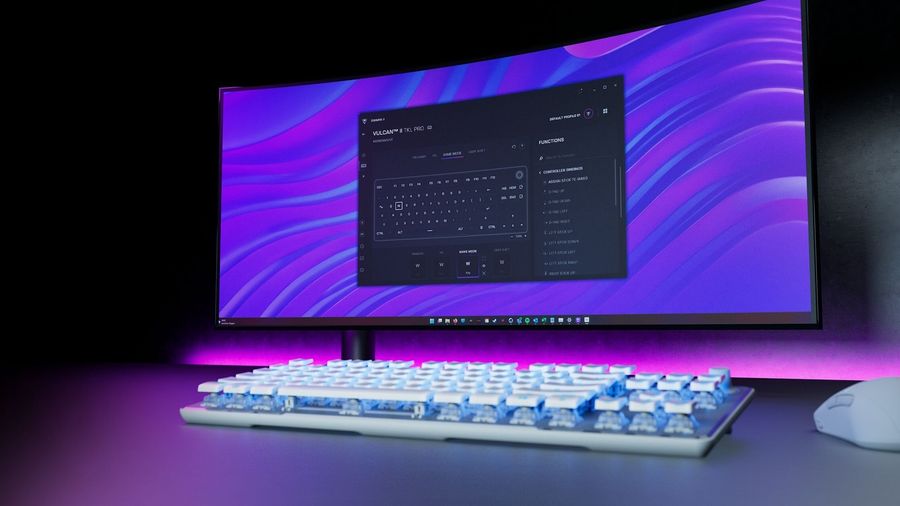 Le logiciel Swarm II permet de configurer le clavier gamer Turtle Beach Vulcan II TKL Pro.