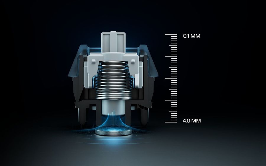 La sensibilité des touches du clavier gaming  Turtle Beach Vulcan II TKL Pro peut être personnalisée.