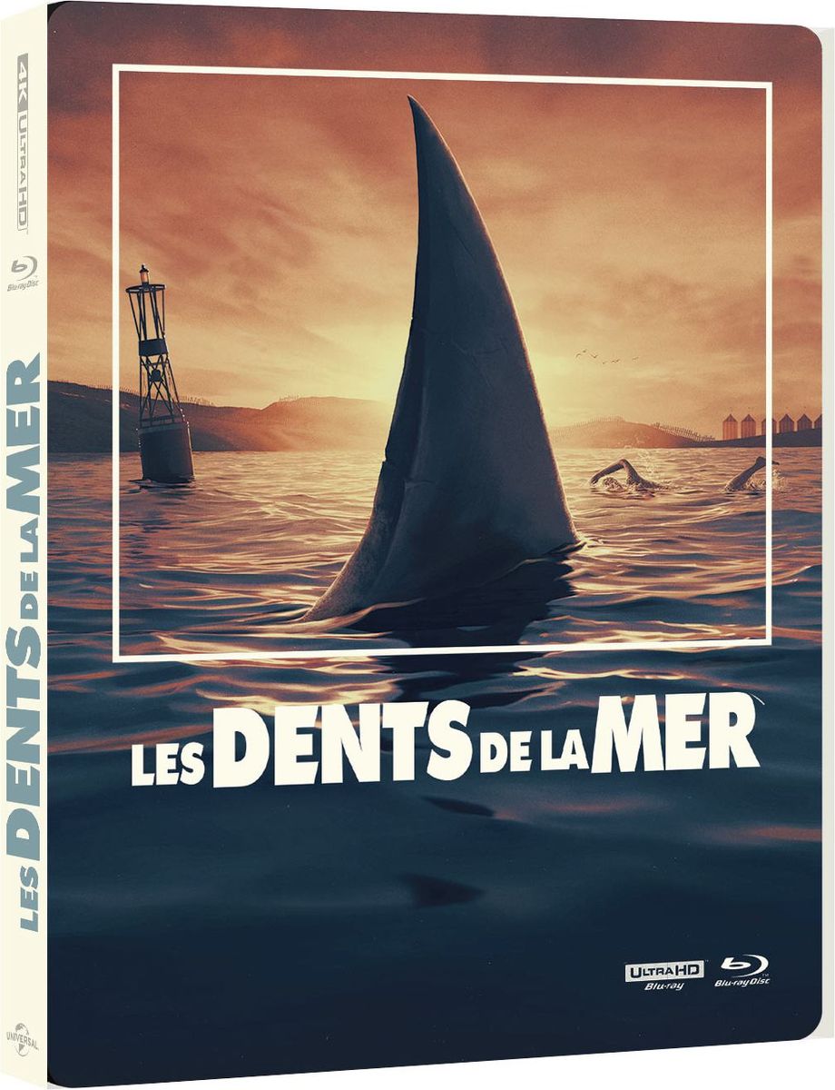 Blu-ray Universal Pictures Les Dents de la mer Édition SteelBook The Film Vault Limitée (4K Ultra HD + Blu-Ray)