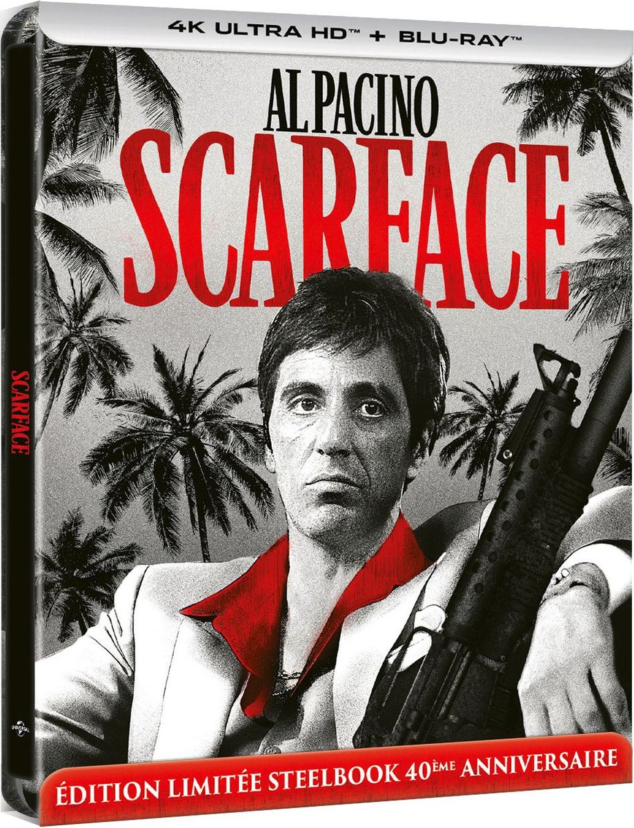 Blu-ray Universal Pictures Scarface Édition 40ème Anniversaire Steelbook