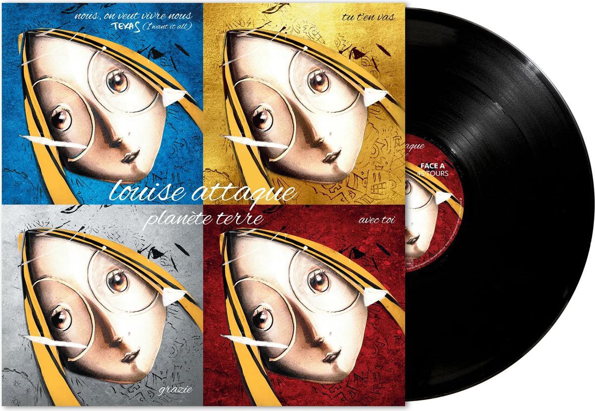 Disques vinyle Pop Rock Universal Louise Attaque - Planète Terre - Nouvelle édition (Maxi 45T)