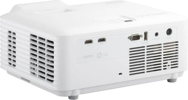 Connectique du vid&eacute;oprojecteur professionnel ViewSonic LS711HD avec doubles entr&eacute;es HDMI, port USB-A, sortie audio et interface RS-232.