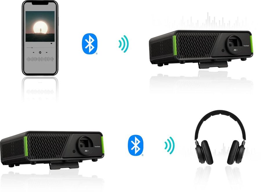 &nbsp;Viewsonic X1-4K : son Harman Kardon, Bluetooth bi-directionnel