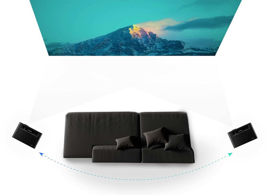 Viewsonic X1-4K : Lens Shift, correction trap&egrave;ze H/V