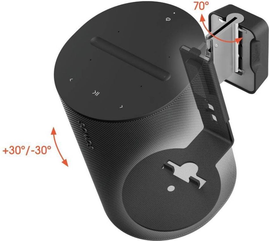 Vue technologique inclinaison support