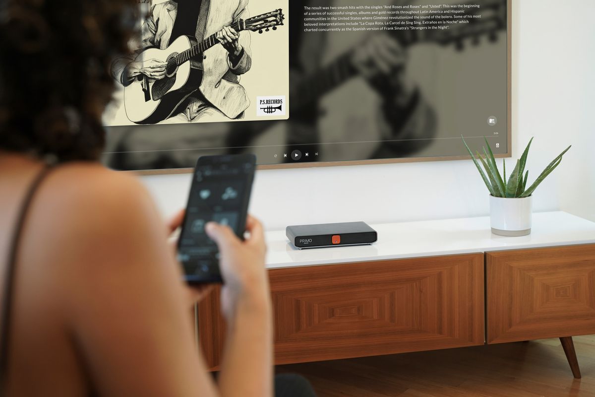 Application du lecteur réseau Volumio Primo 2