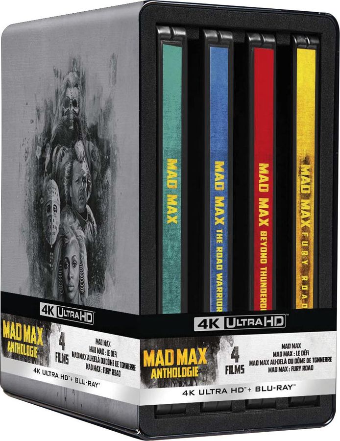 Blu-ray Warner Bros. Pictures Coffret Mad Max Anthologie Steelbook