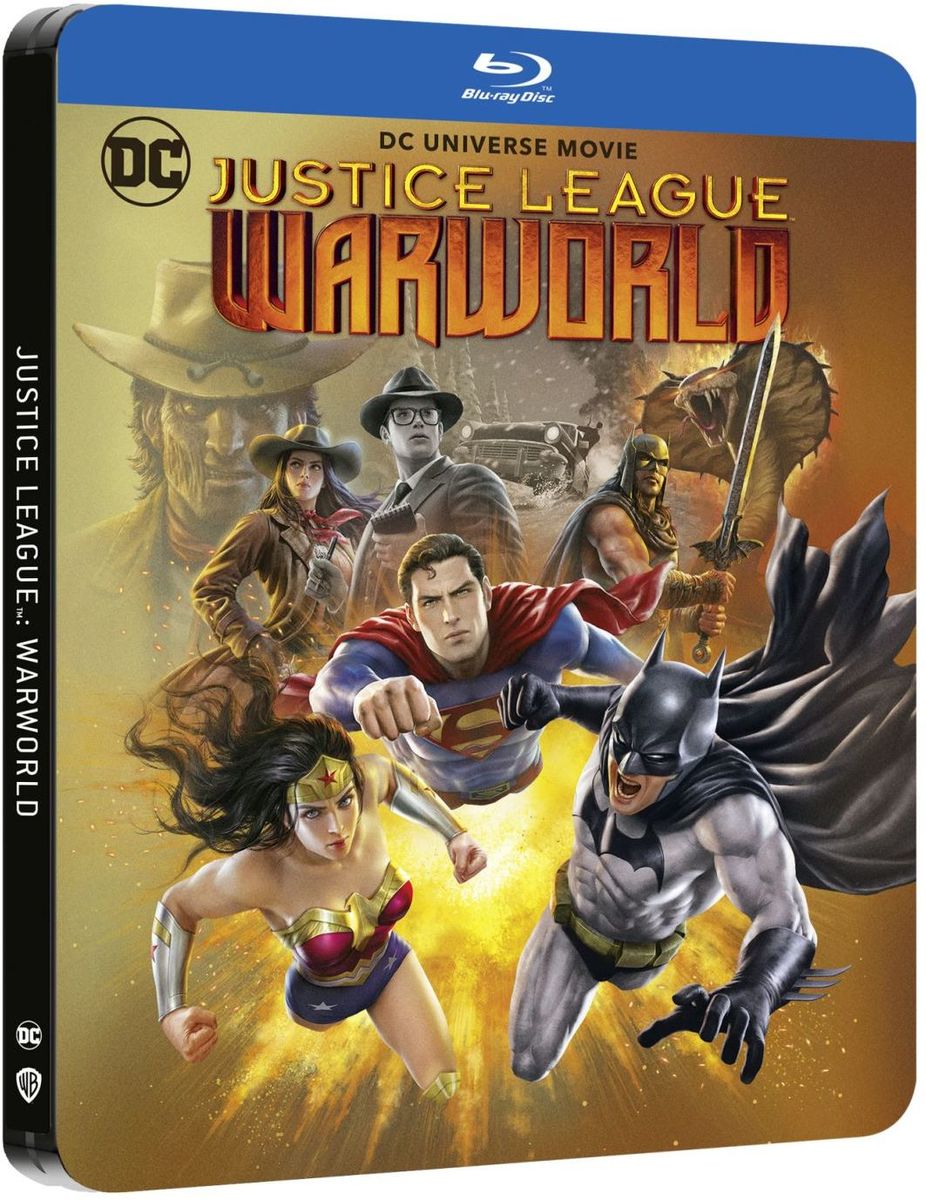 Blu-ray Warner Bros. Pictures Justice League Warworld Steelbook