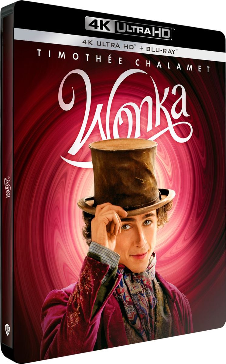Blu-ray Warner Bros. Pictures Wonka Édition Steelbook