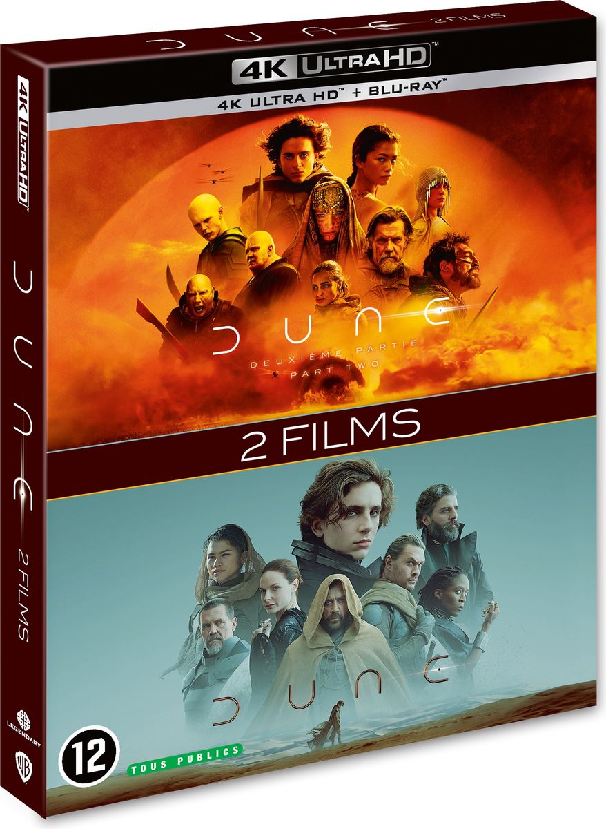 Blu-ray Warner Bros. Pictures Dune + Dune : Deuxième Partie