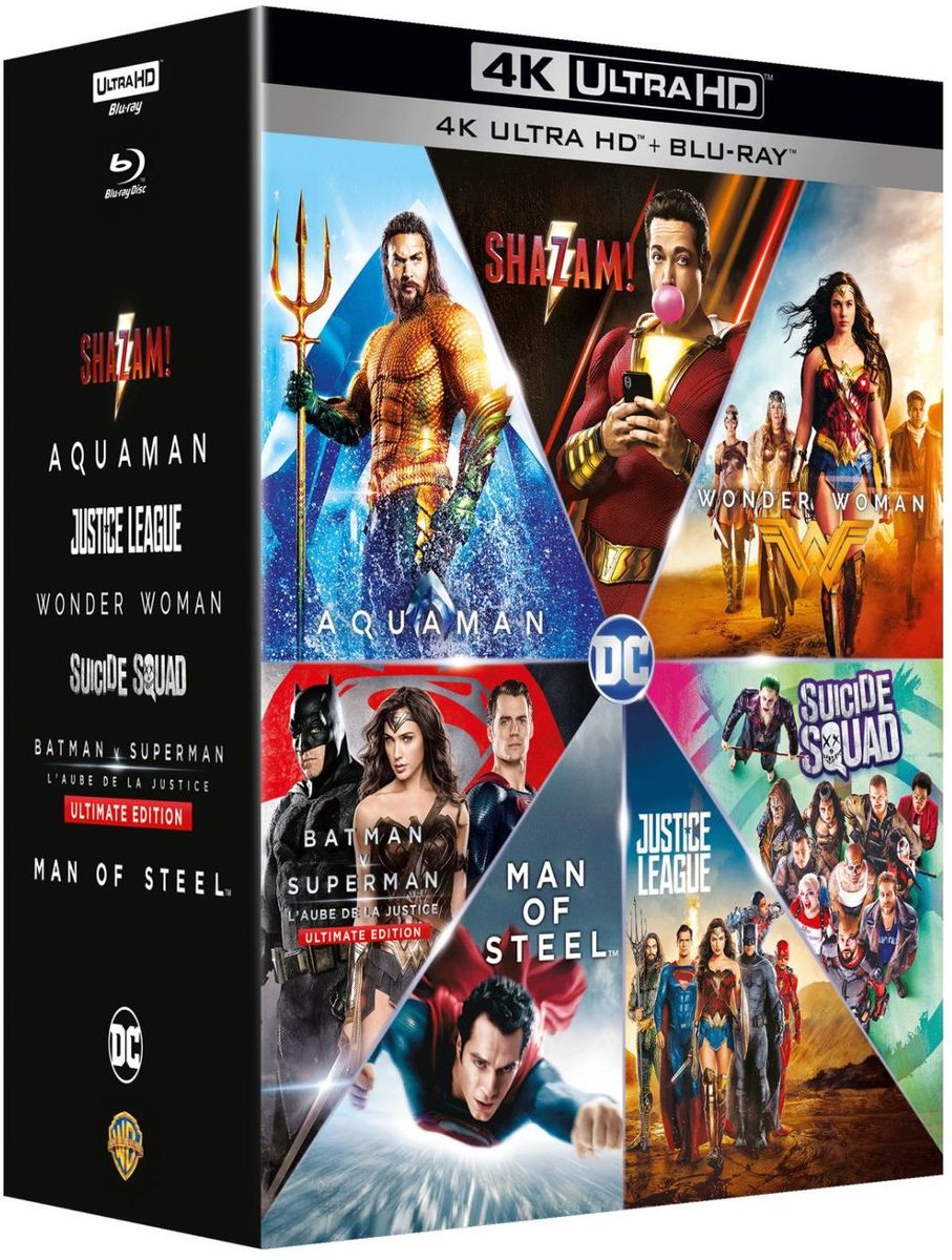 Blu-ray Warner Bros. Pictures Coffret DCEU Intégrale