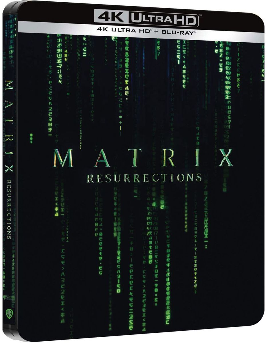 Blu-ray Warner Bros. Pictures Matrix Resurrections Steelbook