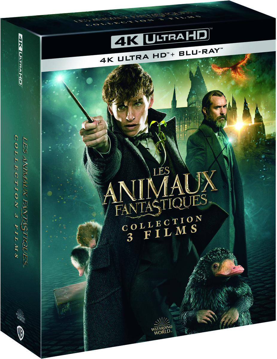 Blu-ray Warner Bros. Pictures Coffret Les Animaux Fantastiques 1 à 3