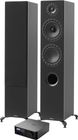 WiiM Amp Ultra Anthracite + Elipson Prestige Facet II 14F Noir Mat (la paire)