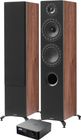 WiiM Amp Ultra Anthracite + Elipson Prestige Facet II 14F Noyer (la paire)