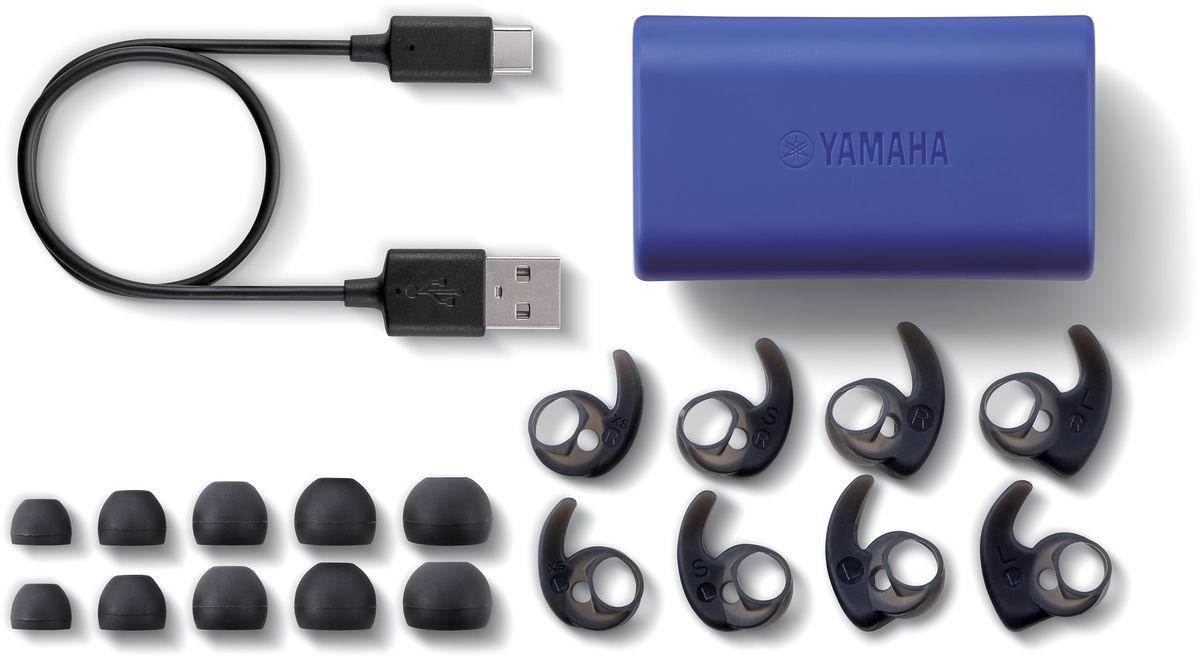 Yamaha TW-E7B - Ecouteurs Intra-Auriculaires Sans Fil avec réducteur de  bruit