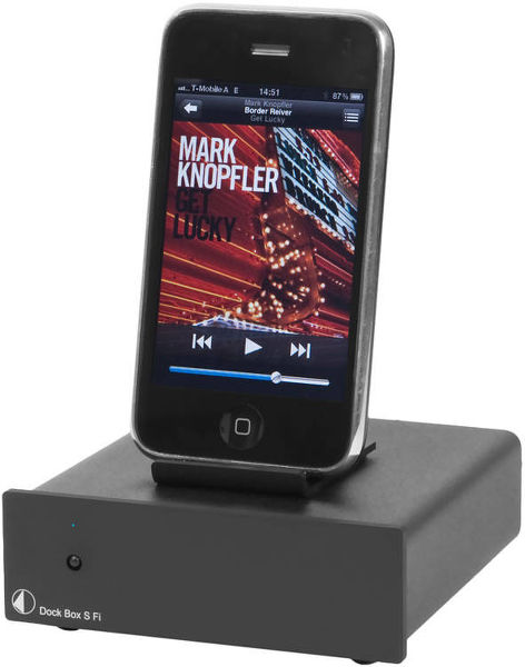 Pro Dock Box Pro-Ject Dock Box S Fi Noir - Docks et enceintes iPod/iPhone