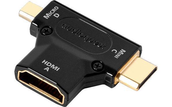 Adaptateurs vidéo Audioquest Adaptateur HDMI femelle vers micro et mini-HDMI mâle