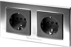 GigaWatt G-044 double Schuko Silver