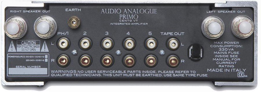 Audio Analogue Primo Cento VT Rev 2.0 Silver - Son-Vidéo.com