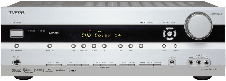 Onkyo TX-SR576 Silver - Amplis home-cinéma sur Son-Vidéo.com
