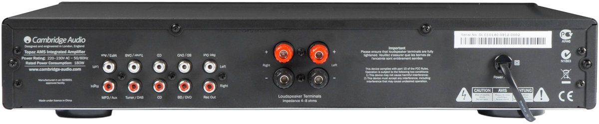 Cambridge Audio Topaz AM5 - Amplis hi-fi stéréo