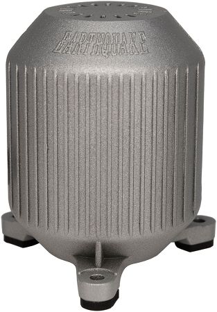 Le Earthquake MQB-1 MiniQuake permet d'obtenir des vibrations puissantes sur un canapé ou un fauteuil.
