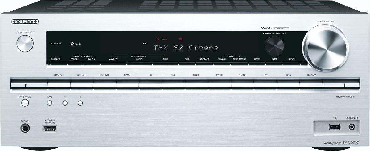Onkyo TX-NR727 Silver - Amplis home-cinéma sur Son-Vidéo.com