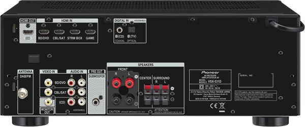 Pioneer VSX-531D - Amplis Home-cinéma Sur Son-Vidéo.com