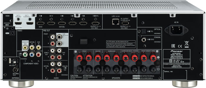 Pioneer VSX-924 : Up-Scaling 4K et HDMI 2.0