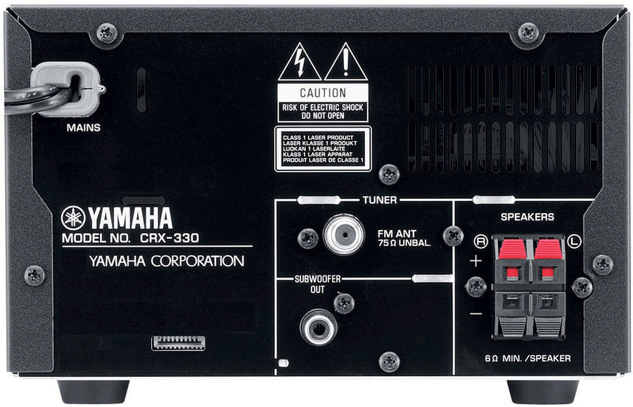 ラジオ・コンポ YAMAHA MODEL NO. CRX-330 Yamaha CRX-330 Micro Stereo Receiver FM CD USB iPod Dock For