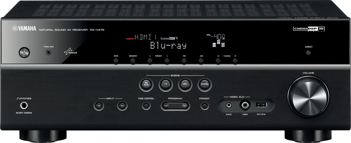 Yamaha RX-V475 Noir - Amplis home-cinéma sur Son-Vidéo.com