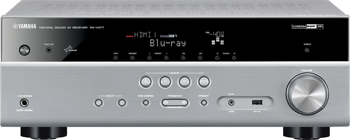 Yamaha RX-V477 Titane - Amplis home-cinéma sur Son-Vidéo.com
