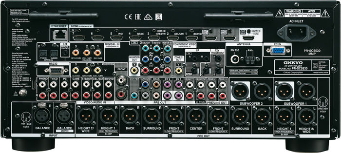 Onkyo PR-SC5530 : app de contr&ocirc;le et connectique &eacute;tendue