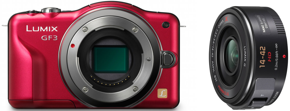 14-42 LUMIX 青かっ GF3 スマホ転送OK！Panasonic