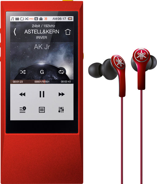 Astell&Kern AK Jr Rouge LE (64 Go) + EPHM200 Rouge