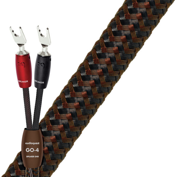 Audioquest Go4 Fourche (2x5 m) Câbles d'enceintes prémontés