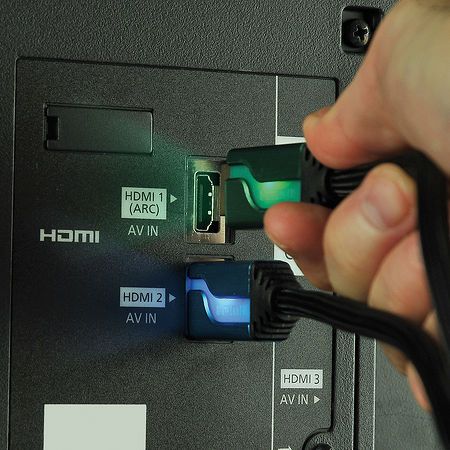 Afterglow Double Bleu Vert (1,8 m) - Câbles HDMI sur Son-Vidéo.com