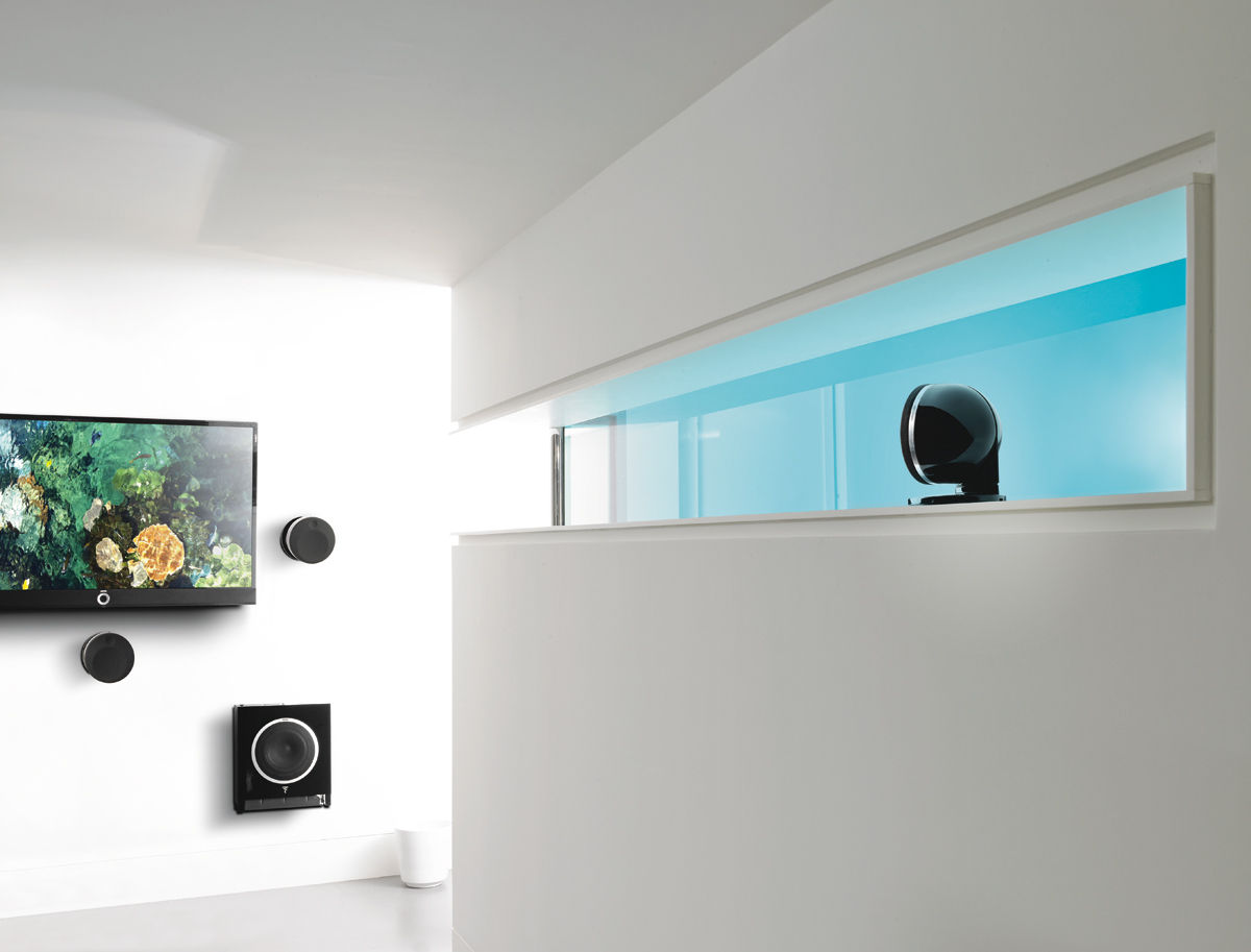 caisson de basses Focal Sub Air monté au mur