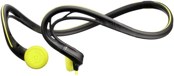 Cuffie Sportive Sennheiser PMX 680 Con Collare &ndash; Gialle, Controllo Volume, Cavo 1.2 M, Usate