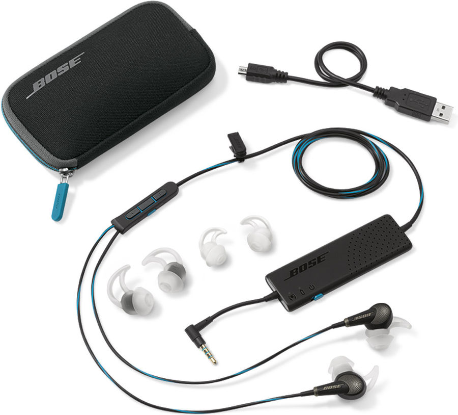 Bose QuietComfort 20 Apple Noir - Écouteurs intra-auriculaires