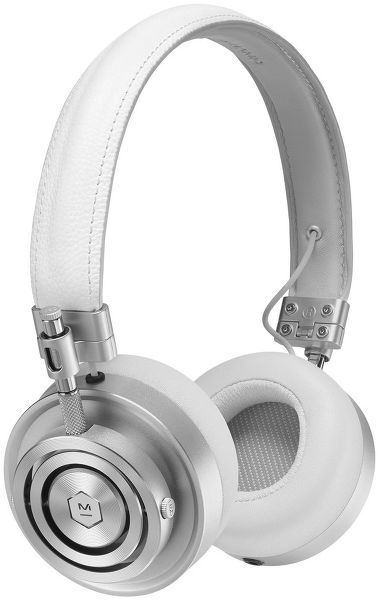 Master & Dynamic MH30 cuir Blanc et métal Silver