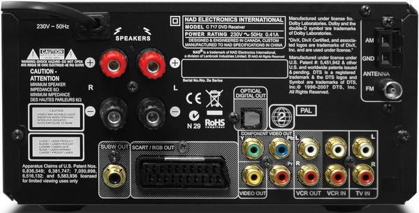 NAD C715 - Micro Chaine hifi C-715 Graphite - CD+Radio+MP3
