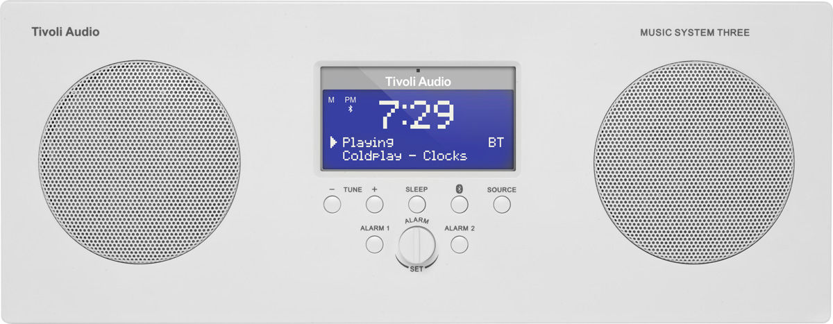 System Three Tivoli Audio System Music System Blanc