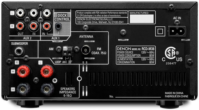 Denon CDレシーバー DENON CDレシーバー RCD-M37-SP プレミアム