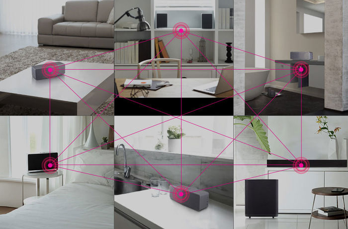 Barre de son 7.1 LG LAS950M : multiroom