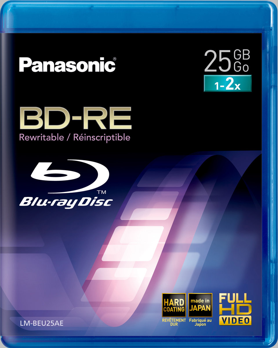Panasonic パナソニック blu-raydisc BD-RE25GB Panasonic BD-RE 25 Go (lot de 2) - Disques Blu-ray concerts