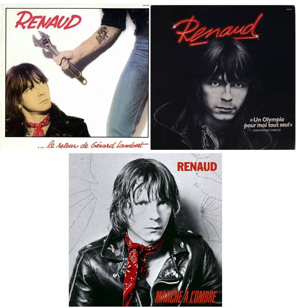 Rock on wall Trilogie Renaud - Disques vinyle Pop Rock