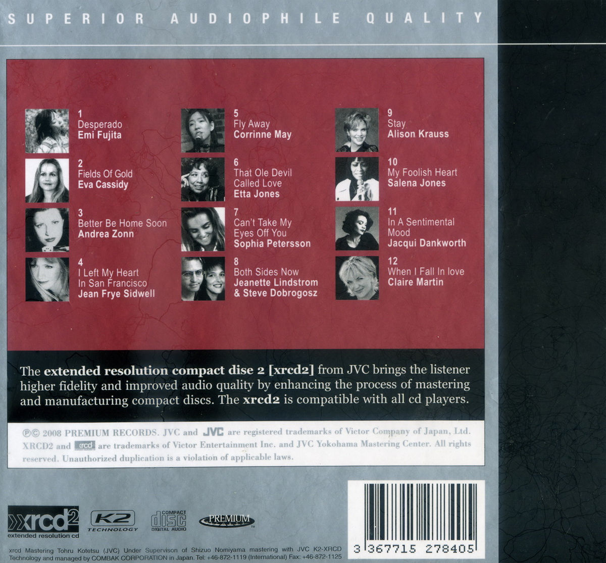 BEST AUDIOPHILE VOICES Vol. 2（XRCD2） Best Audiophile Voices Vol 2 (XRCD): Amazon.de: Musik-CDs