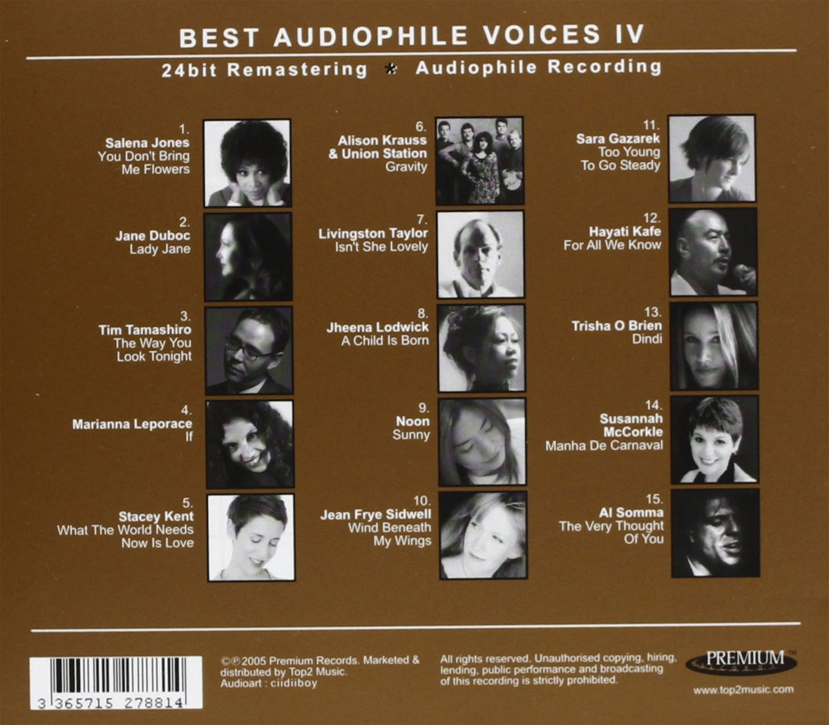 Premium Records Best Audiophile Voices Vol. 4 CD